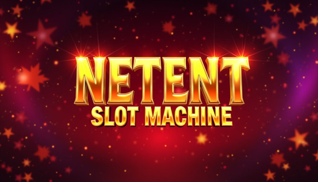 Netent Slot Machine Play Online